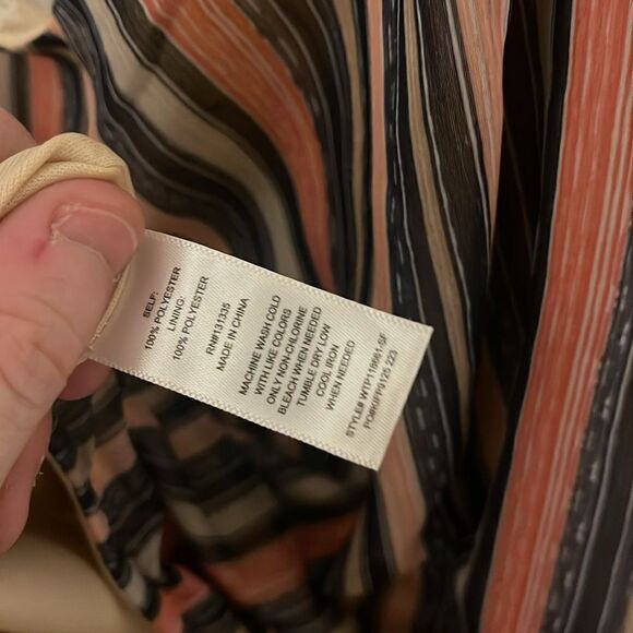 NWT Nine Britton Stitch Fix Striped Cami Tank Top XXL - Picture 7 of 7